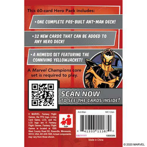 MARVEL CHAMPIONS LCG: ANT MAN HERO PACK NEW - Tistaminis