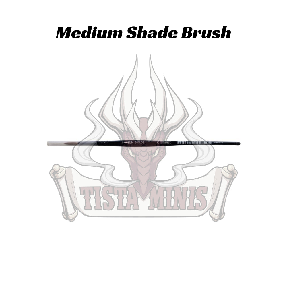 Warhammer Citadel Paint Brush Medium Shade Brush New - Tistaminis