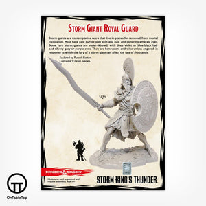 Dungeons and Dragons Storm King's Thunder: Storm Giant Royal Guard New - Tistaminis