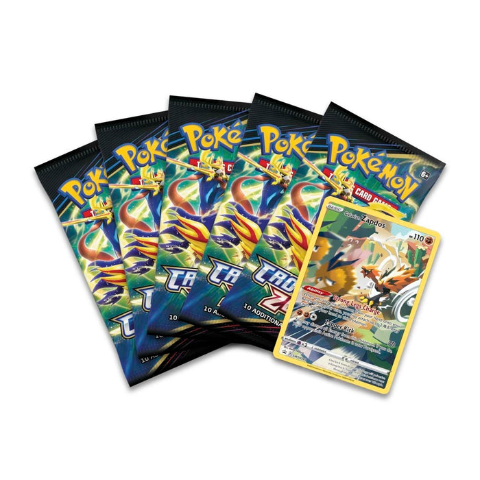 Crown Zenith Galarin Tins - Galarian Zapdos - Tistaminis