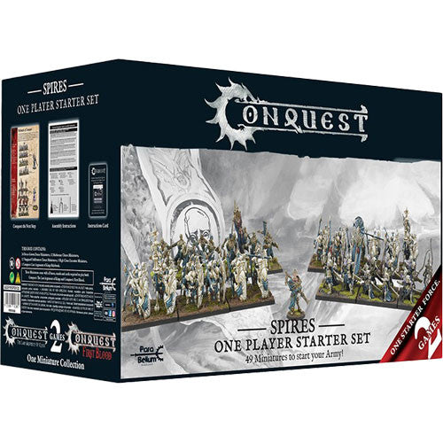 CONQUEST: THE SPIRES - ONE PLAYER STARTER SET New - Tistaminis