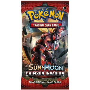 Pokemon Sun and Moon Crimson Invasion Booster Pack (x1) - Tistaminis