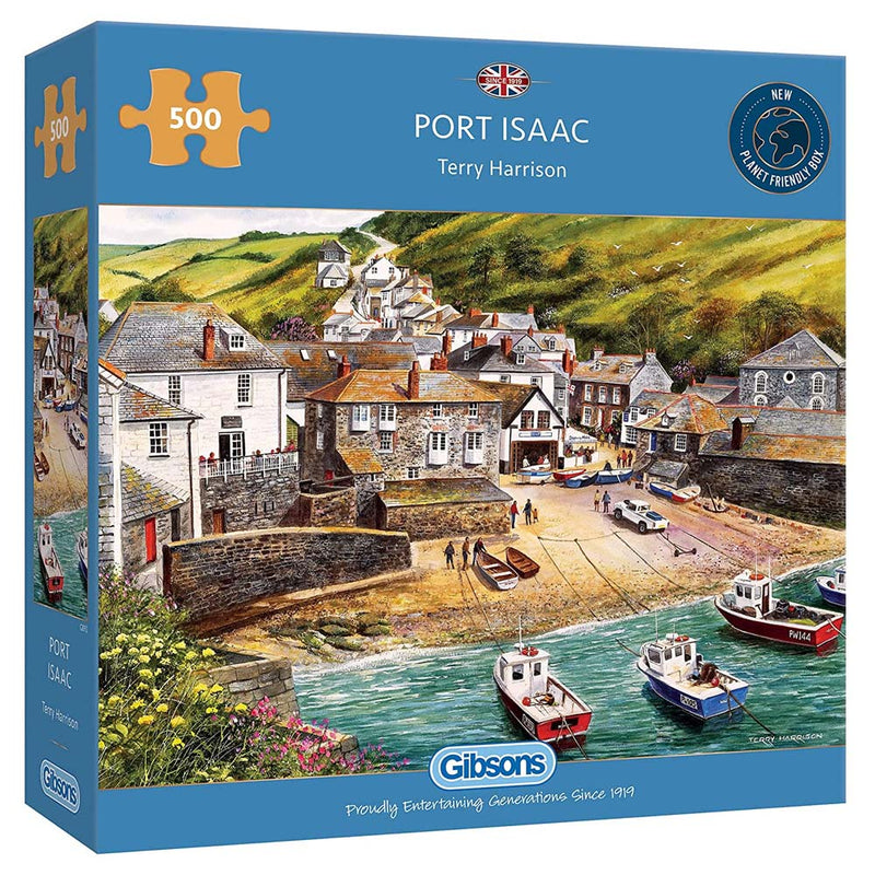 GIBSONS PUZZLE: PORT ISAAC 500 PIECES NEW - Tistaminis