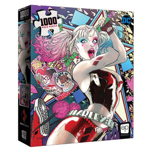PUZZLE 1000PC DC HARLEY QUINN "DIE LAUGHING" NEW - Tistaminis