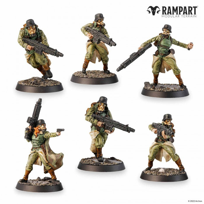 RAMPART CITY DEFENDERS MINIATURE PACK New - Tistaminis