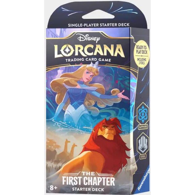 Disney Lorcana: The First Chapter: Starter Deck - Sapphire / Steel Sep-01 Pre-Order - Tistaminis