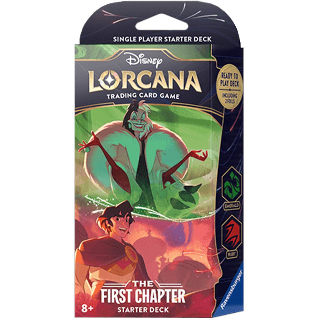 Disney Lorcana: The First Chapter: Starter Deck - Emerald / Fire Sep-01 Pre-Order - Tistaminis