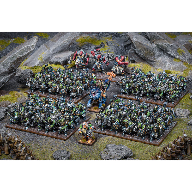 Kings of War Riftforged Orc Mega Army (2021) New - Tistaminis