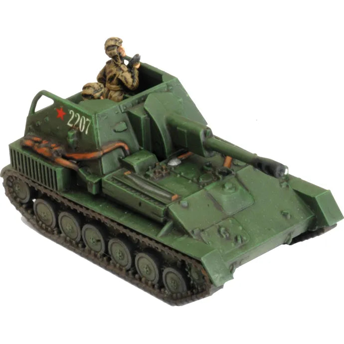 Flames of War Soviet SU-76 Light SP Battery (x5 Plastic) New - Tistaminis