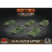 Flames of War Soviet SU-76 Light SP Battery (x5 Plastic) New - Tistaminis