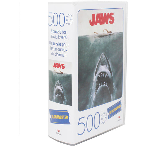 Blockbuster Video: JAWS 500pc Puzzle in Retro VHS Case - Tistaminis