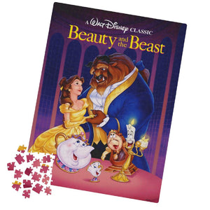 Blockbuster Video: Disney's Beauty and the Beast 500pc Puzzle in Retro VHS Case - Tistaminis