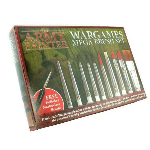 The Army Painter Wargames Mega Brush Set New - Tistaminis