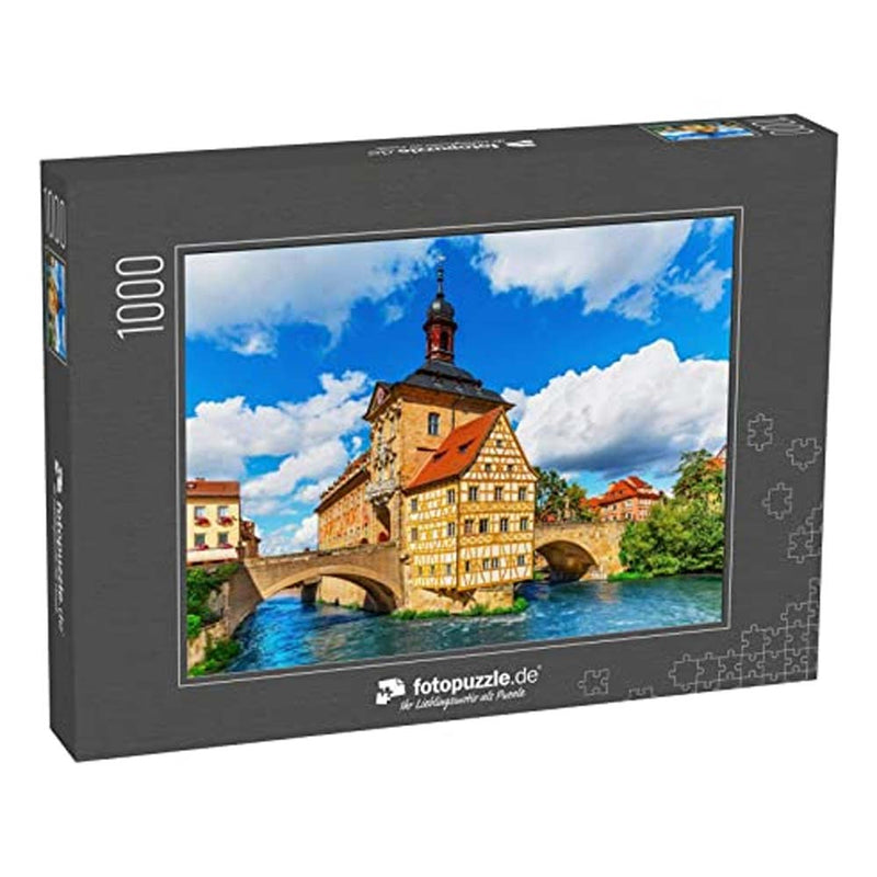 SCHMIDT PUZZLE BAMBERG, REGNITZ AND OLD TOWN HALL 1000 PIECES NEW - Tistaminis