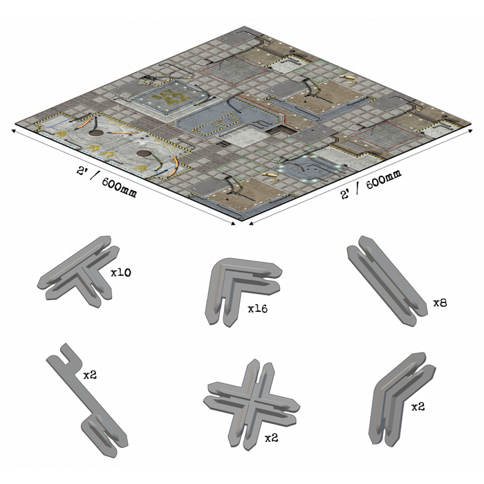 Battle Systems Terrain - Cyberpunk Core Set New - Tistaminis