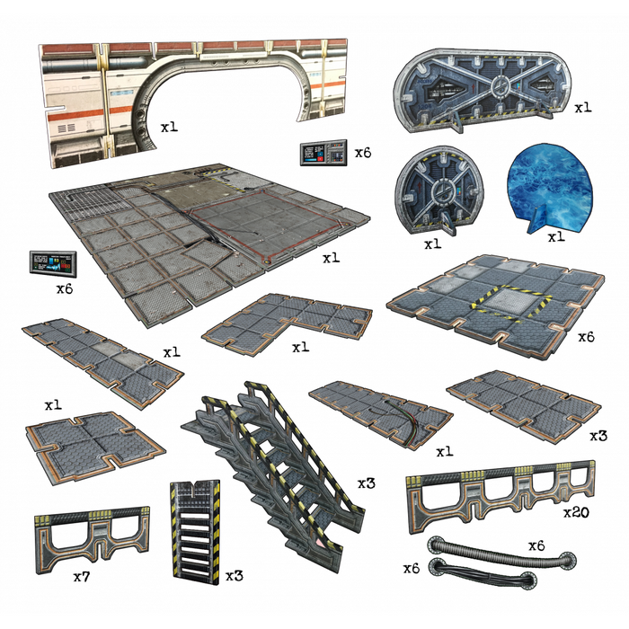 Battle Systems Terrain - Galactic Core Set New - Tistaminis