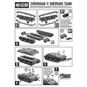 Bolt Action British Sherman V Tank Troop (2 Sherman V's 1 Firefly) New - Tistaminis