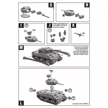 Bolt Action British Sherman V Tank Troop (2 Sherman V's 1 Firefly) New - Tistaminis