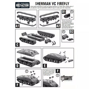Bolt Action British Sherman V Tank Troop (2 Sherman V's 1 Firefly) New - Tistaminis