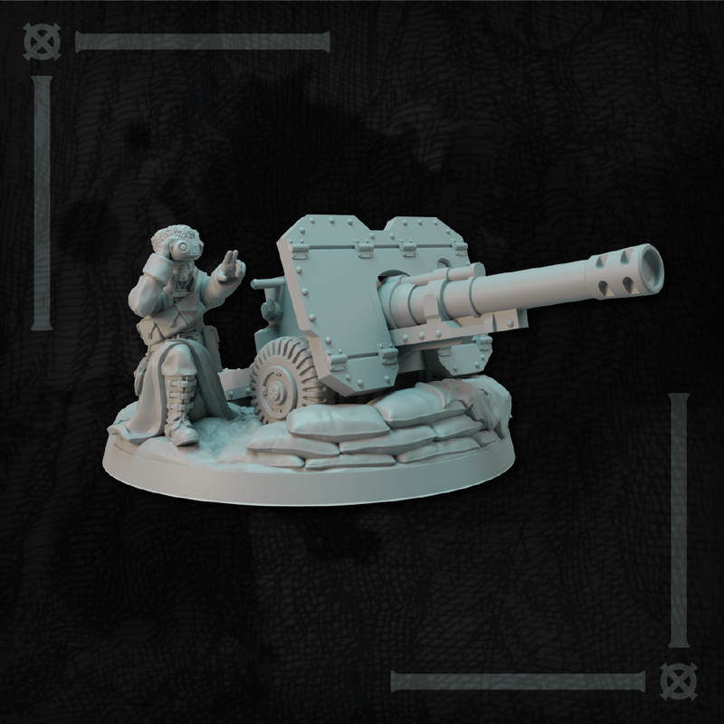 Lore Minis - Altrivum Imperial Heavy Weapon Team - Tistaminis