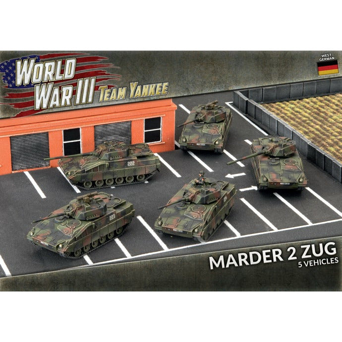 Team Yankee West German Marder II (x5 Plastic) - Tistaminis