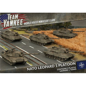 Team Yankee Nato Leopard 1 Platoon New In Box | TISTAMINIS