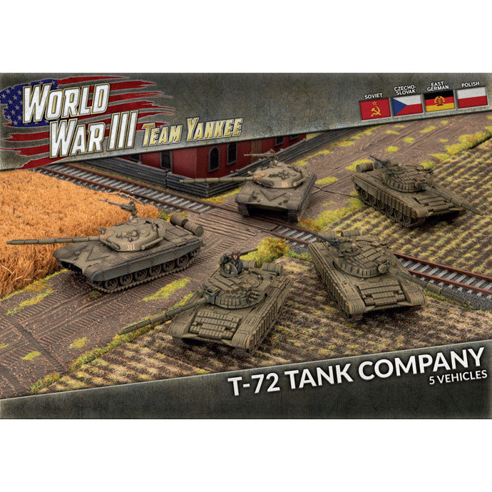 WWIII: Team Yankee T-72B Tank Company New - Tistaminis