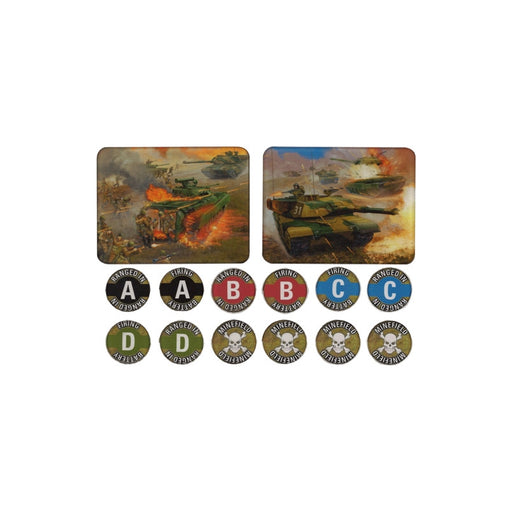 Team Yankee Mission Token Set New - Tistaminis