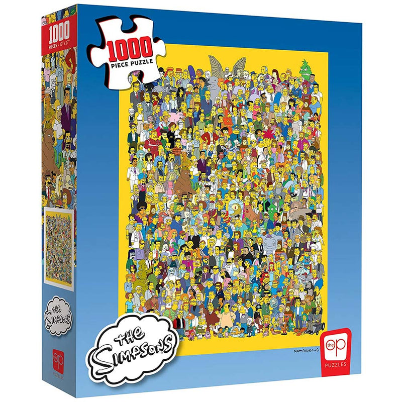 THE SIMPSONS - CAST OF THOUSANDS (1000 PC PUZZLE) - Tistaminis
