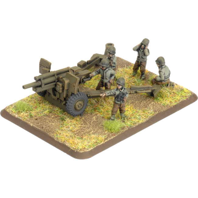 Flames Of War American 105mm Field Artillery Battery New - Tistaminis