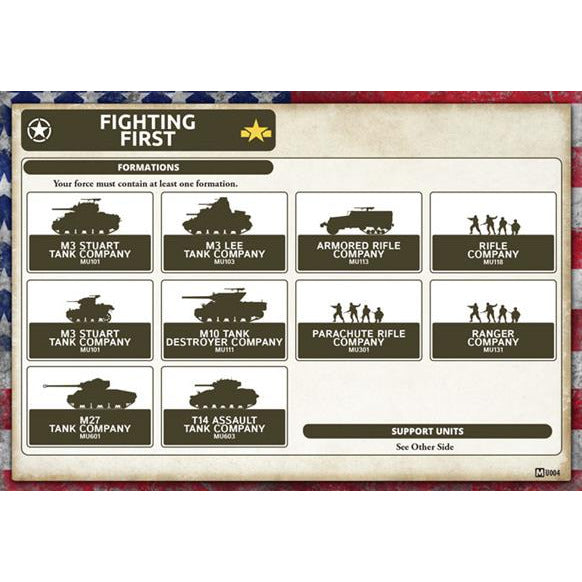 Flames of War American M27 (76mm) Tanks (x2) New - Tistaminis