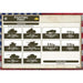 Flames of War American	M6 (3-inch & 37mm) Heavy Tanks (x2) New - Tistaminis