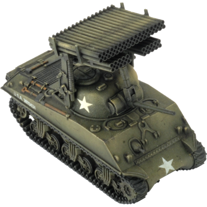 Flames of War American	T34 Calliope Tank Platoon (x3 Upgrade Pack) - Tistaminis