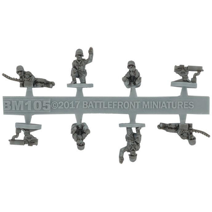 Flames of War American M1917 Machine-gun Platoon (Plastic) (x4) New - Tistaminis