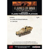 Flames Of War German Flame-Thrower Platoon Late War New - Tistaminis