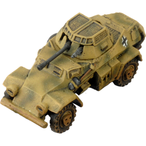 Flames of War Sd Kfz 221 and 222 SS Scout Troop New - Tistaminis