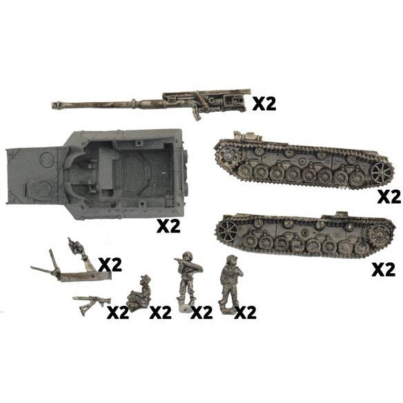 Flames of War German Hornisse Tank-Hunter Platoon (x2) New - Tistaminis