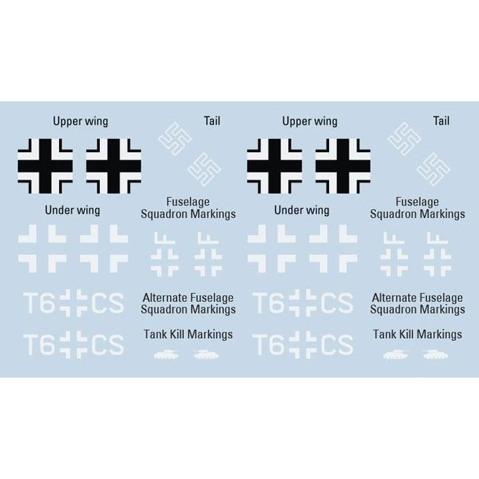 Flames of War German Ju 87 Stuka Flight (x2 Plastic) New - Tistaminis