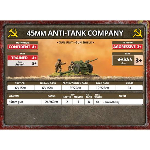 Flames of War Soviet Light Tank-Killer Company New - Tistaminis