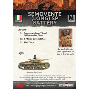 Flames of War Italian Semovente (Long 75mm) Assault Guns (x3) New - Tistaminis