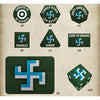 Flames of War Finnish Gaming Set (x20 Tokens, x2 Objectives, x16 Dice) - Tistaminis