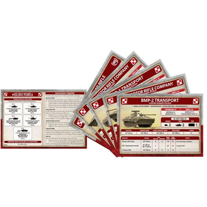 World War III: Polish Unit Cards (31 Cards) - Tistaminis