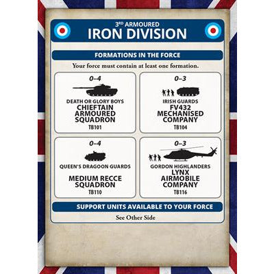 World War III: Team Yankee British Chieftain Armoured Troop: Baker's Dozen New - Tistaminis