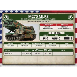 World War III: Team Yankee M270 MLRS Rocket Launcher Battery (x3) New - Tistaminis