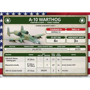 Team Yankee American A-10 Warthog Fighter Flight New - Tistaminis
