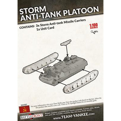 World War III: Team Yankee Soviet Storm Anti-tank Platoon New - Tistaminis