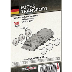 Team Yankee German Fuchs Transportpanzer New - Tistaminis