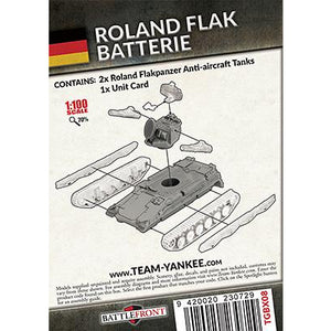 Team Yankee German Roland Flak Batterie New - Tistaminis