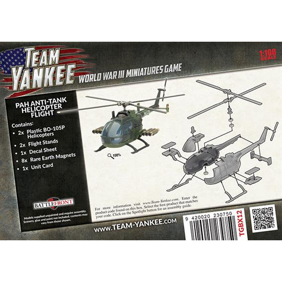 World War III: Team Yankee West German BO-105P Anti-tank Helicopter Flight New - Tistaminis