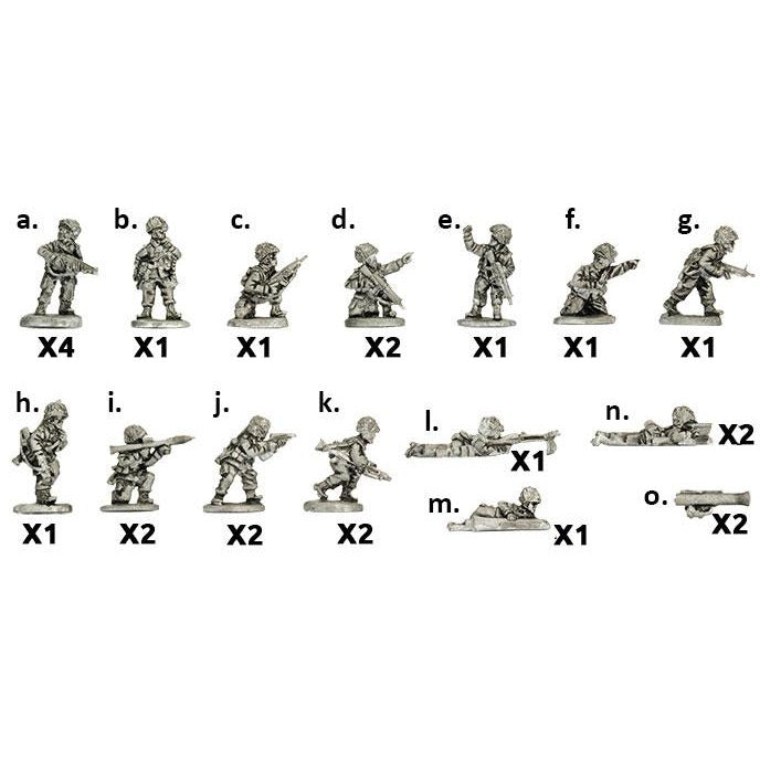 Team Yankee West German Fallschirmjäger Zug (x31 Figs) - Tistaminis